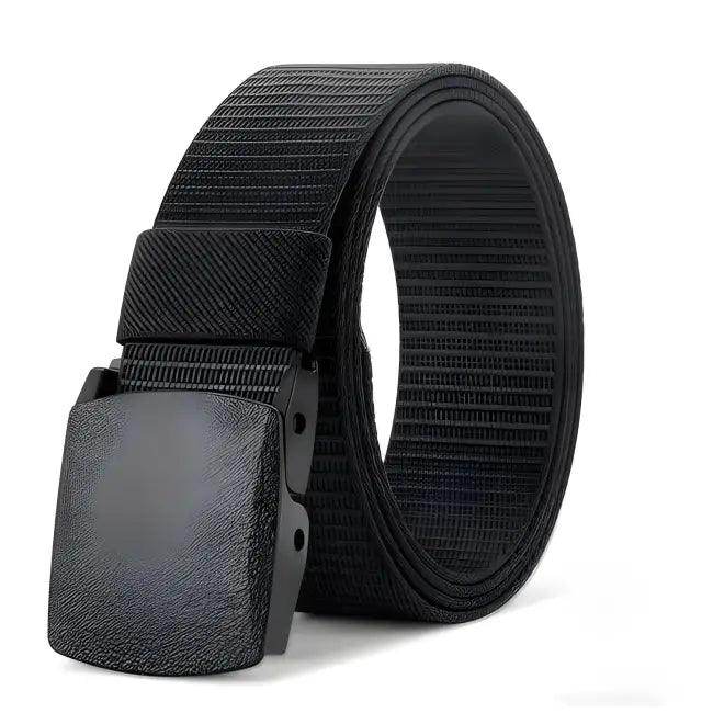 Durable Black Nylon Belt with Automatic Buckle for Hunting - Estalios
