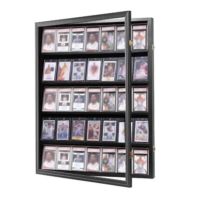 Epic Black Trading Card Display Case for Ultimate Protection - Estalios
