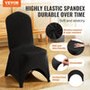 Black Stretch Chair Covers for Weddings and Events 50 Pcs - Estalios