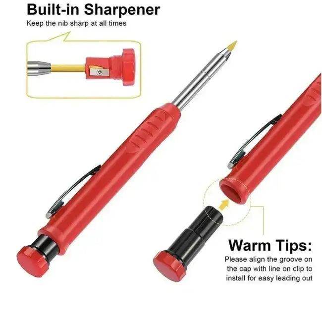 Dynamic Trio Pencil Set with Pocket Clips for Precision - Estalios