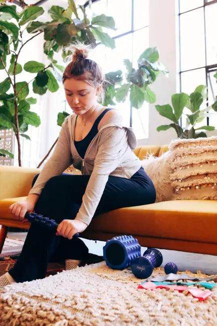 Unleash Muscle Recovery with the Blue Texture Massage Set - Estalios