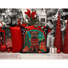 Doggone Festive Christmas Patio Set: Border Terrier Bliss! - Estalios