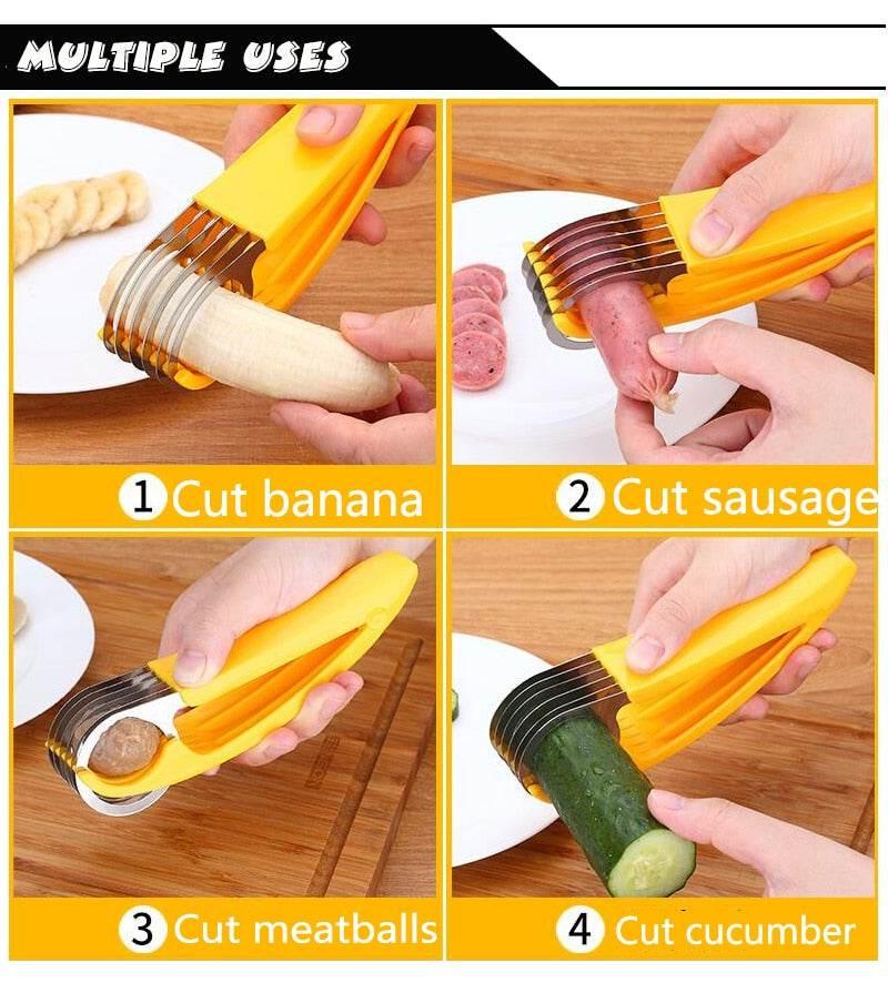 Bright Yellow Banana Slicer: Fun, Fast, and Fabulous! - Estalios