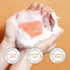 Brightening Handmade Turmeric Soap for Dark Underarms & Legs - Gentle Skin Care & Cleansing Body Bar - Estalios
