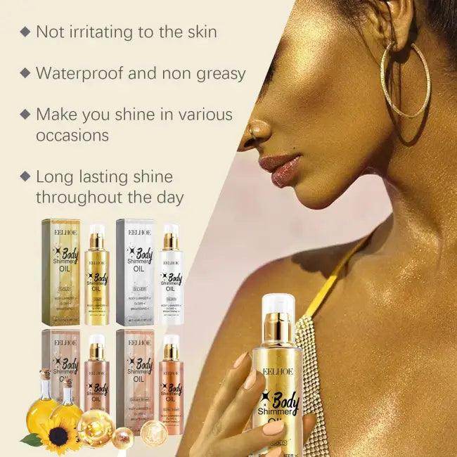 Radiance Shimmer Trio Bronze Silver Gold Glow for Luminous Skin - Estalios