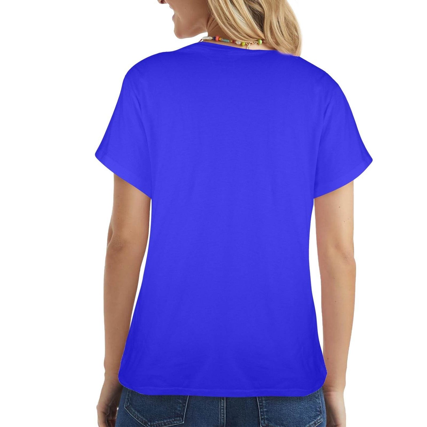New Women's T-Shirt in USA Size Front Print (Made in USA,Ships to USA Only) - Estalios