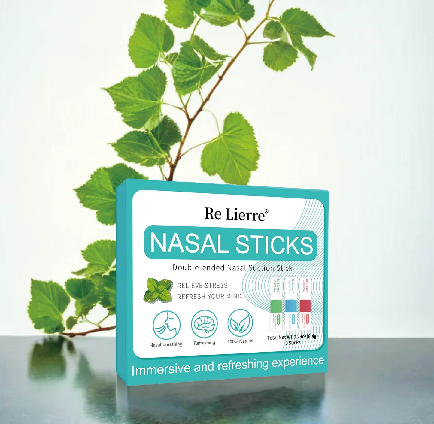 Re Lierre 3-in-1 Nasal Bar for Clear, Comfortable Breathing - Estalios