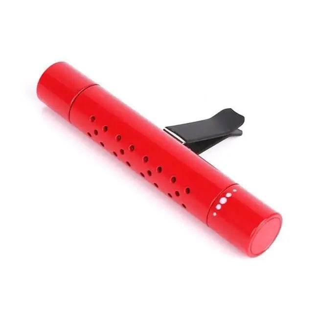 Electrify Your Commute with the Bold Red Car Freshener - Estalios