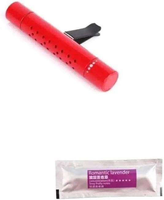 Electrify Your Commute with the Bold Red Car Freshener - Estalios