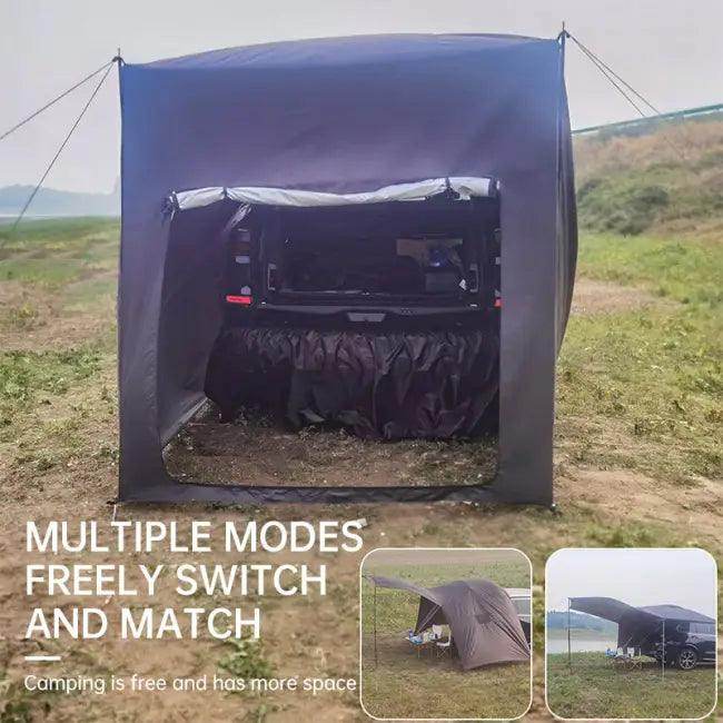 Car Camping Tent with Large Multifunctional Zipper Accessories - Estalios