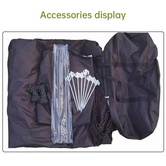 Car Camping Tent with Large Multifunctional Zipper Accessories - Estalios