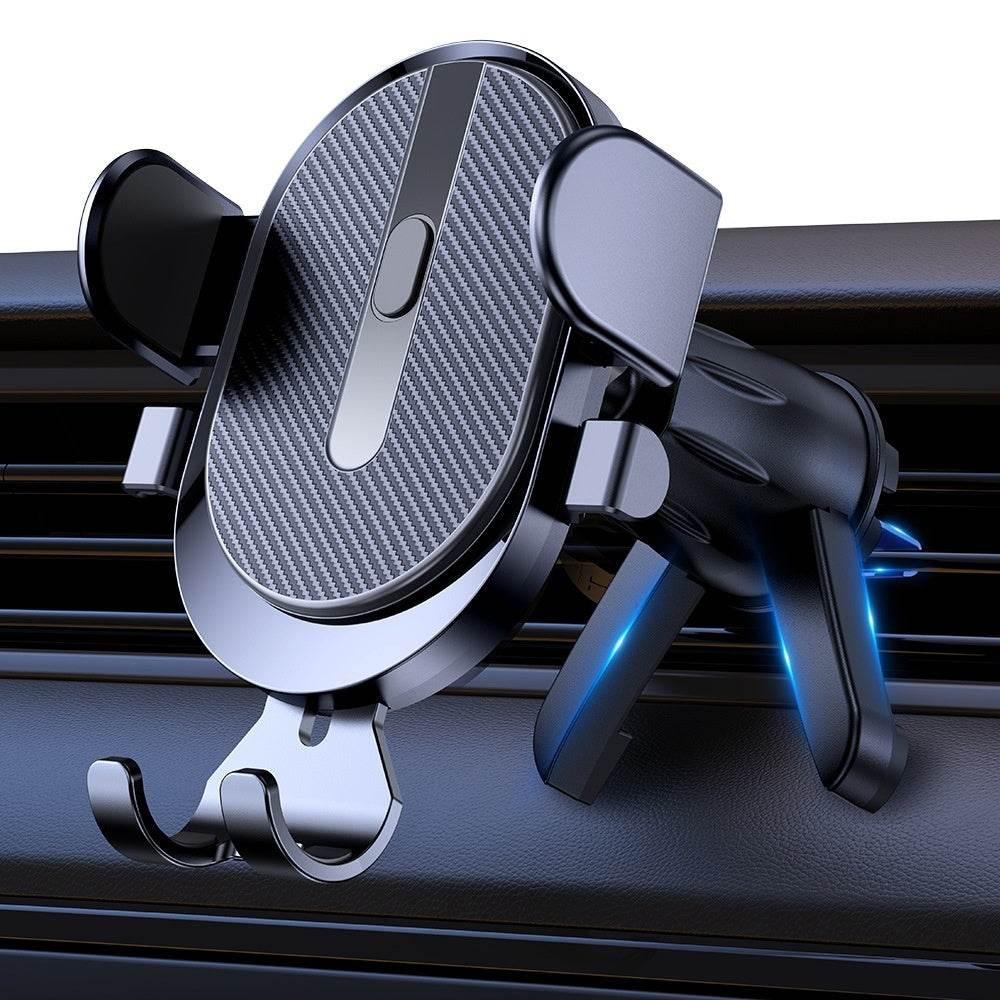 Stick It Secure: The Ultimate Car Phone Grip! **Description:** Cruise with confidence using our Black Car Phone Holder with Suction Cup - Estalios