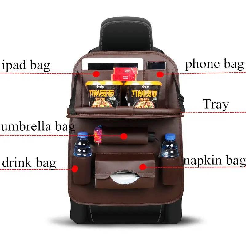 Car Seat Back Bag Organizer for Travel and Storage - Estalios
