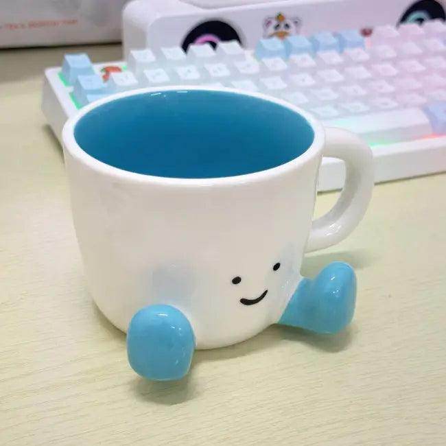 Cartoon Mug Set with Feet for Adorable Home Decor - Estalios