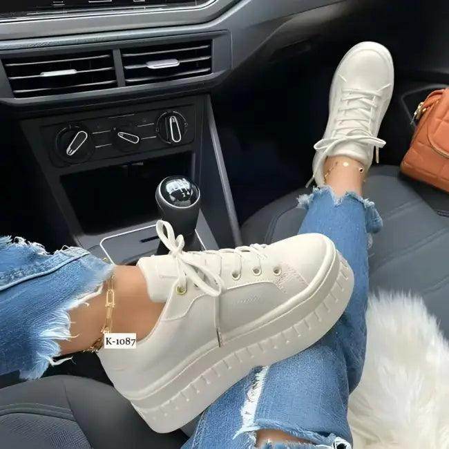 Amp Up Your Style with Vibrant Platform Sneaker Trio - Estalios