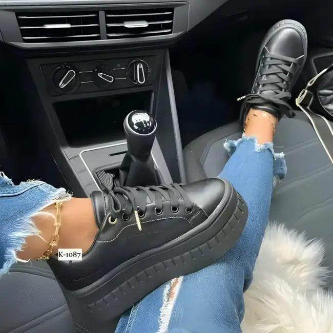 Amp Up Your Style with Vibrant Platform Sneaker Trio - Estalios