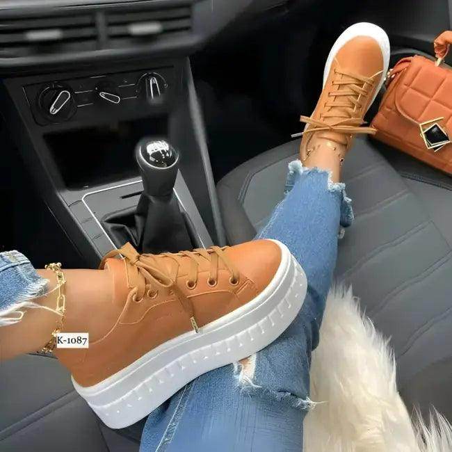 Amp Up Your Style with Vibrant Platform Sneaker Trio - Estalios
