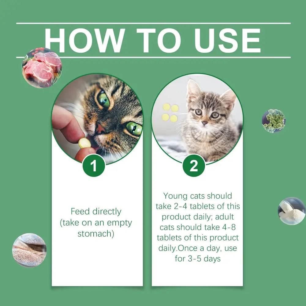 Cat Grass Tablets For Healthy Pets Rich In Fiber - Estalios