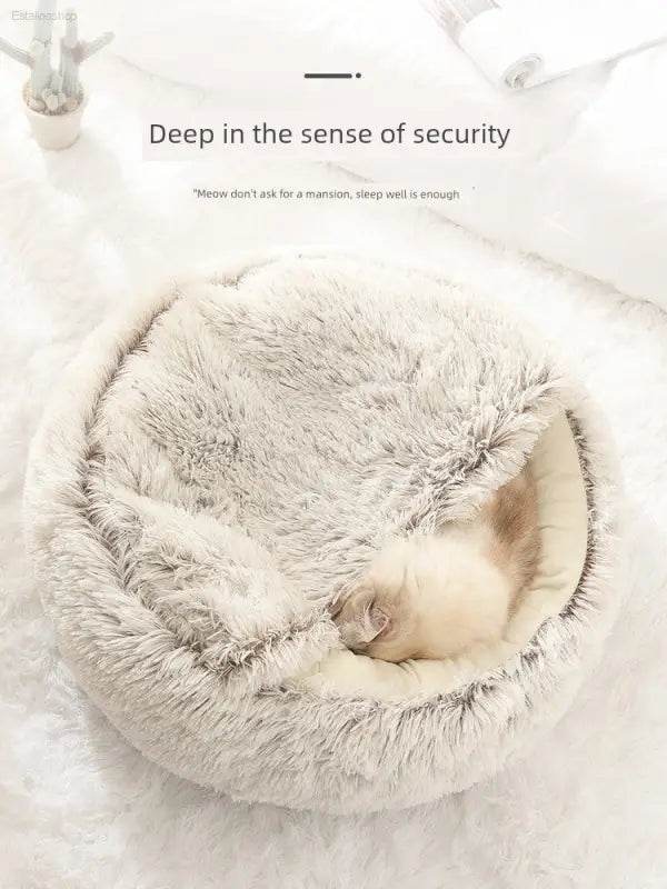 Cat Heattech Nest Dog Bed Pet Bed Winter Heattech Cat Bed Cat Hammock Nest Winter Sleep Sofa Bed - Estalios