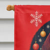 Woofing Wonderful Christmas Flag: Deck the Howls! Get Ready for a Tail-wagging Christmas with our Festive Dog Christmas Flag! this Vibrant Red - Estalios