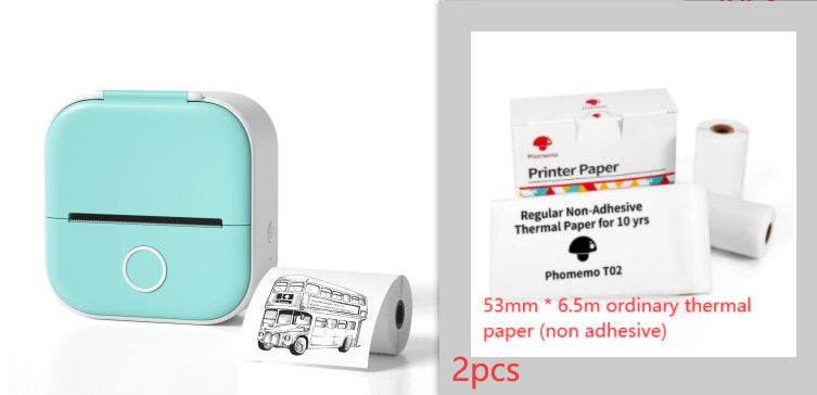 Portable Mini Thermal Label Printer for Home and School - Estalios