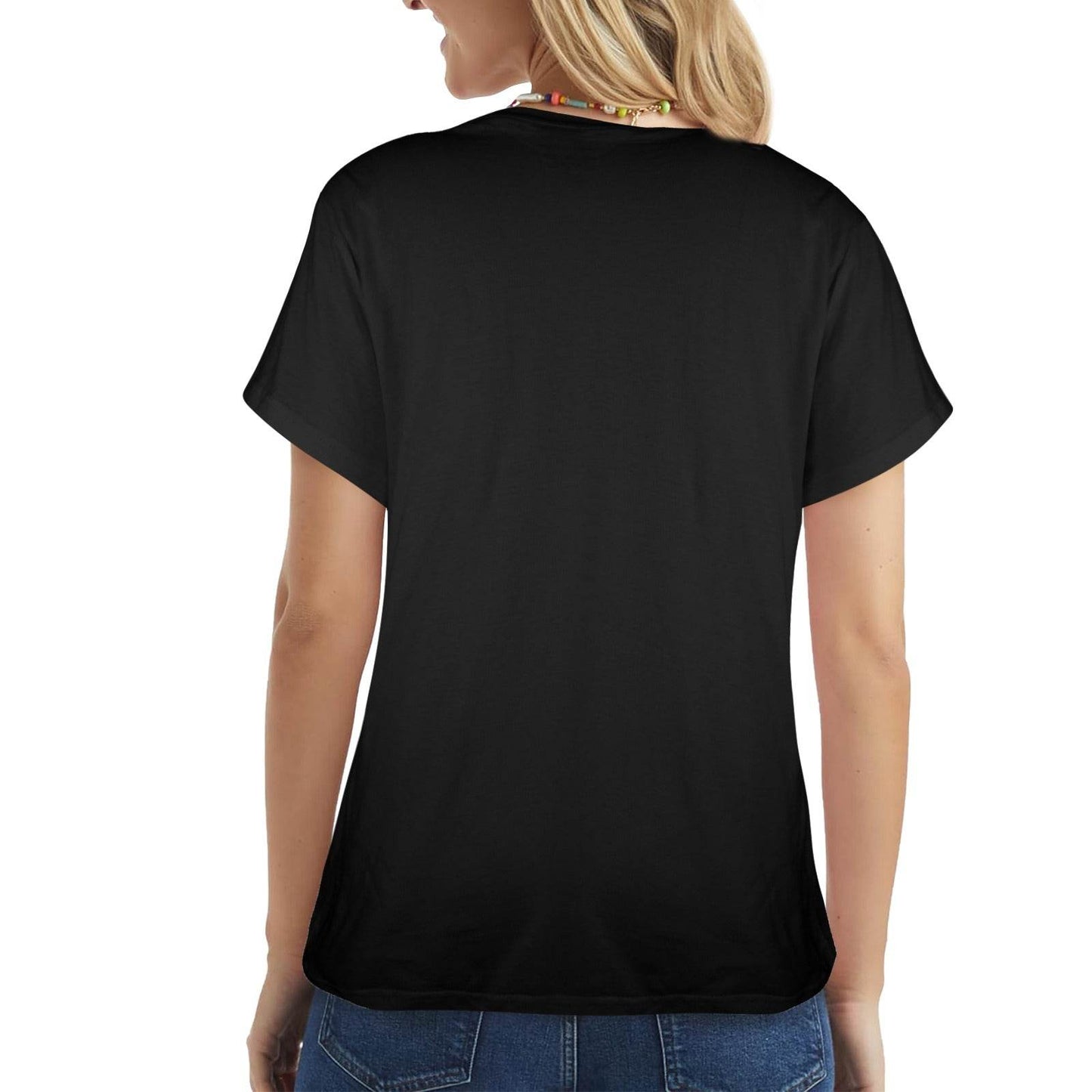 New Women's T-Shirt in USA Size Front Print (Made in USA,Ships to USA Only) - Estalios