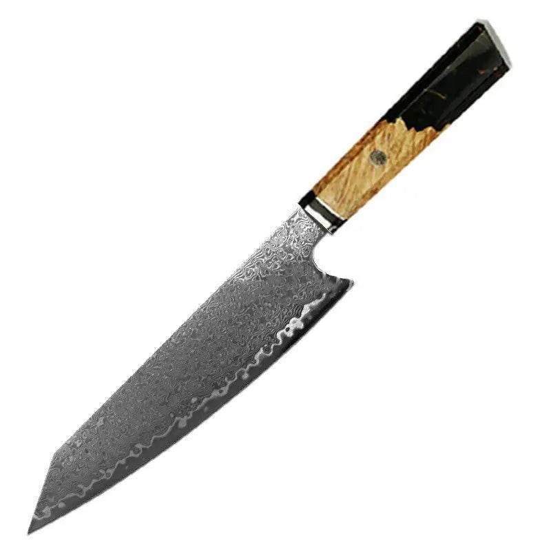 Chef's Knife For Japanese Cuisine In Damascus Steel Blade - Estalios