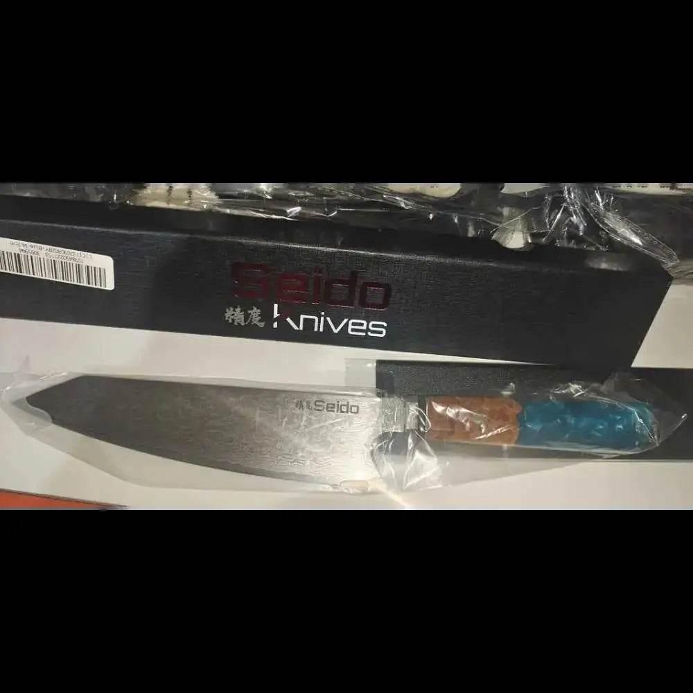 Chef's Knife For Japanese Cuisine In Damascus Steel Blade - Estalios