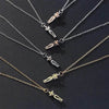 Chic Black Hug Pendant Necklace for Couples - Elegant Design - Estalios
