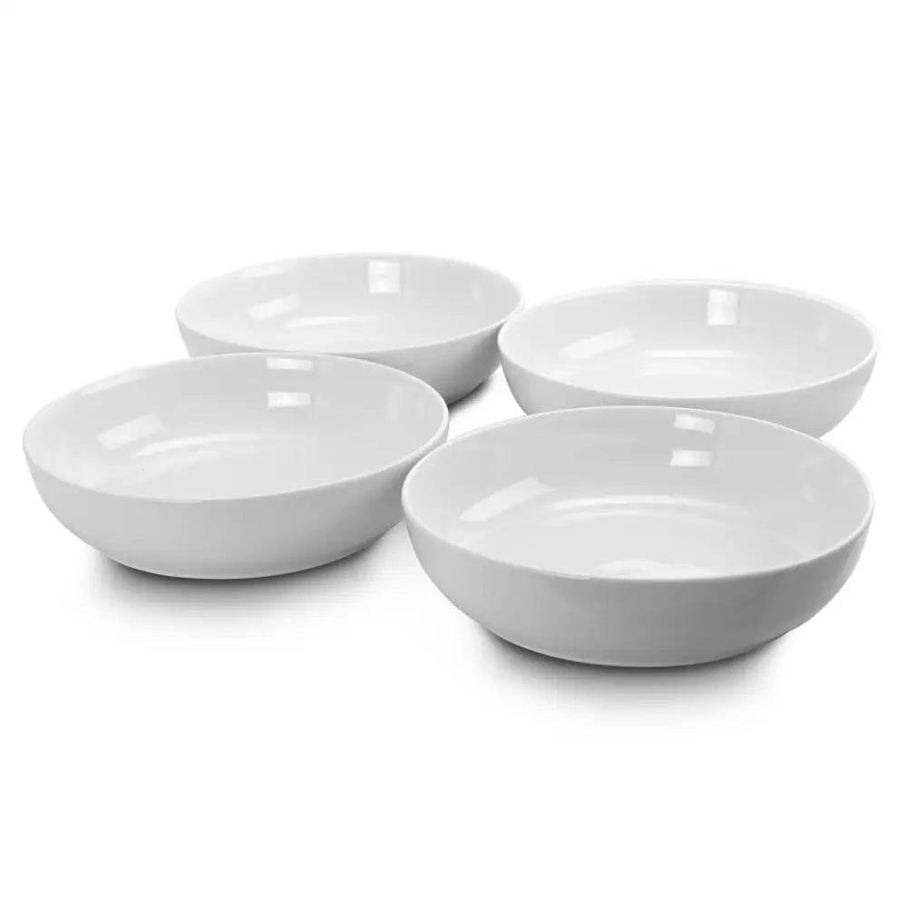 Gibson Home Extra Wide 8.5 in. Stoneware Bowls Set of 4 - Estalios