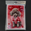Poodles in Love Valentine Greeting Cards Pack! Packaged Valentine’s Day Poodle Cards are Here! Send Watercolor Valentine’s Day Poodle Greeting Cards - Estalios