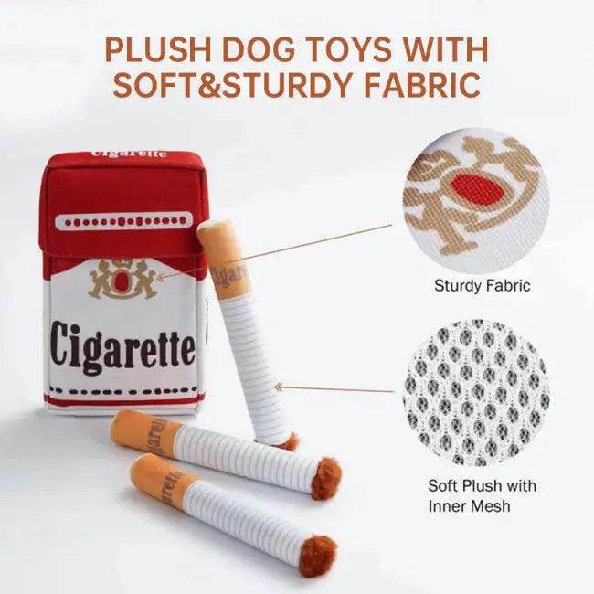 Cigarette Plush Dog Toys for Endless Fun Playtime - Estalios