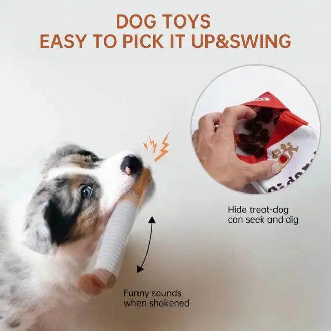 Cigarette Plush Dog Toys for Endless Fun Playtime - Estalios