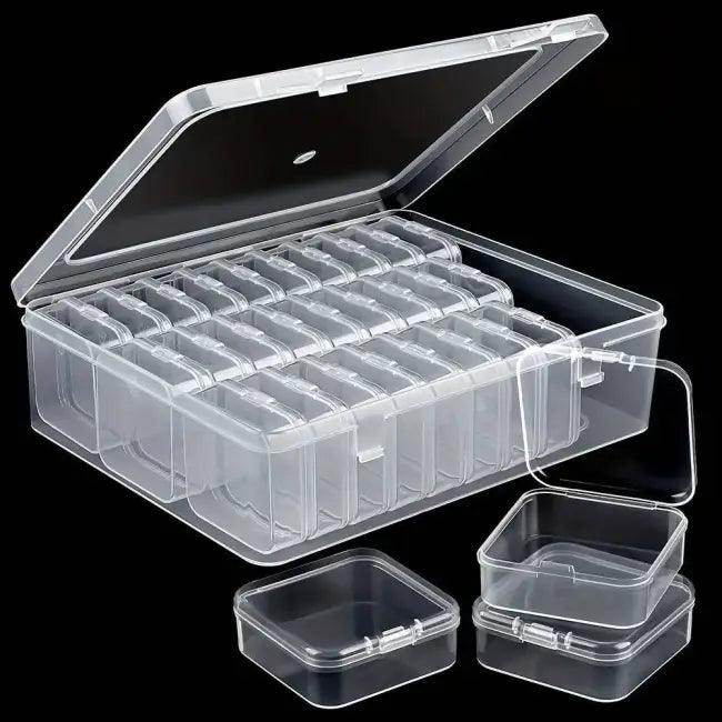 Stunning Clear Plastic Organizer with Customizable Compartments - Estalios