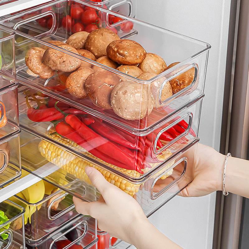 ClearTastic Three-Tiered Fridge Organizer for Ultimate Produce Care - Estalios