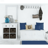 Coastal Pup Paradise: Festive White Bench Holiday Dog Pillows! - Estalios