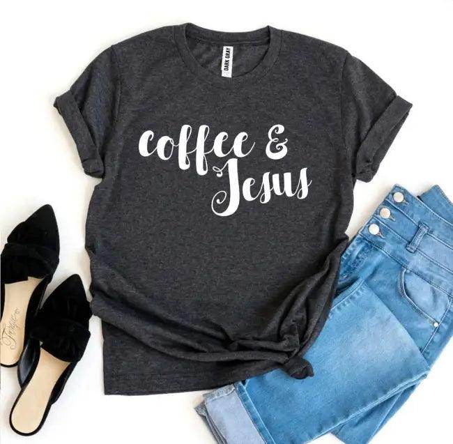 Coffee and Jesus T-shirts for Comfort and Style - Estalios