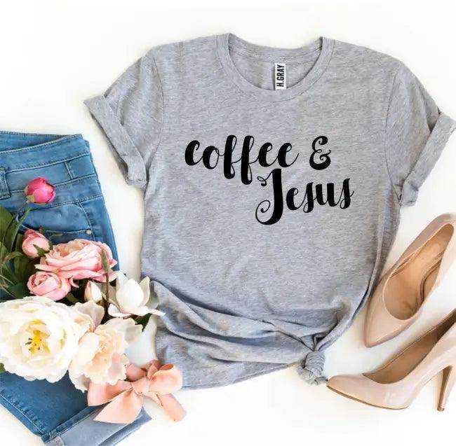 Coffee and Jesus T-shirts for Comfort and Style - Estalios