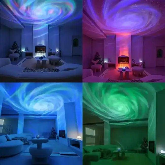 Color-Changing LED Galaxy Projector for Dreamy Bedroom Ambiance - Estalios