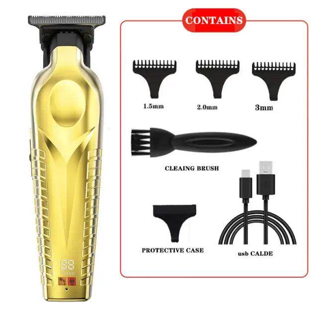 Colorful Rechargeable Hair Cutter for Precision Carving - Estalios