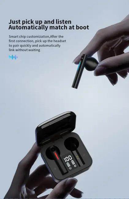 Colorful Wireless Earbuds with Charging Case and LED Features for Ultimate Sound - Estalios