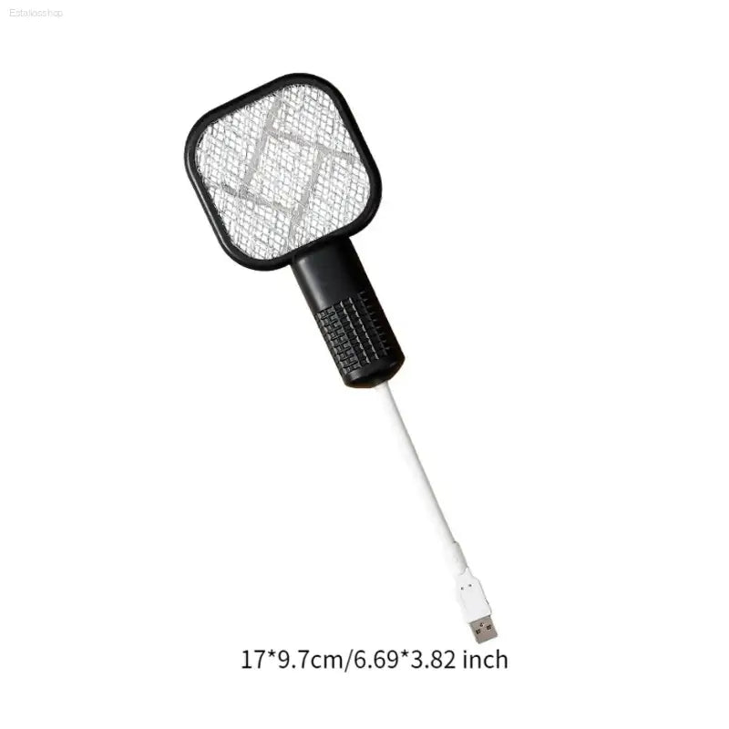 Compact USB Electric Mosquito Killer - 5-Layer Security Net Fly Swatter for Home & Camping - Estalios