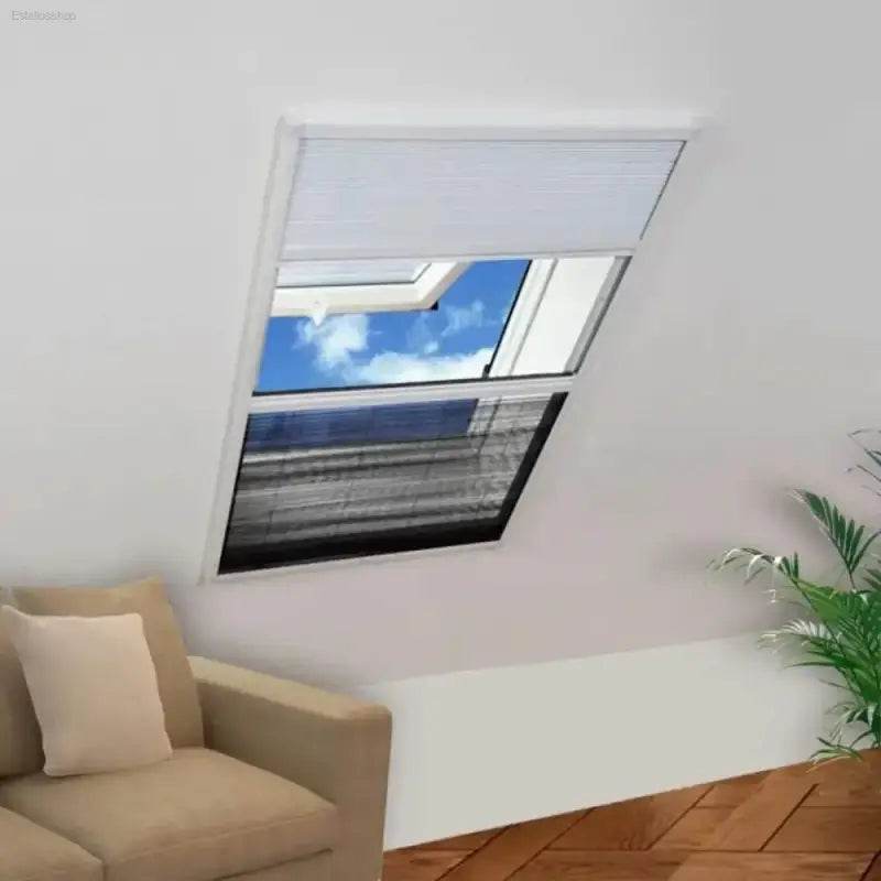 Cool Gray White Blinds: Window Screen Wonders Await! Gray Pleated Window Shade: Elevate your Space with Style and Functionality Transform your Home - Estalios