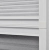 Cool Gray White Blinds: Window Screen Wonders Await! Gray Pleated Window Shade: Elevate your Space with Style and Functionality Transform your Home - Estalios