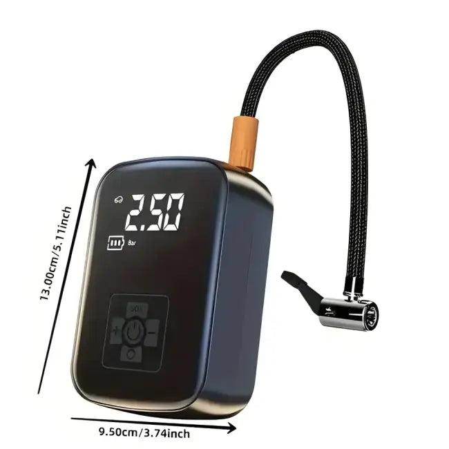 Cordless Car Air Pump with Digital Display for Easy Inflation - Estalios