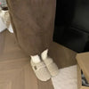 Cozy Fleece Bean Shoes with Velcro Strap for Comfortable Winter Wear for Women - EstaliosShop