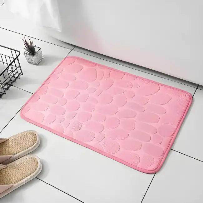 Dynamic Dual-Tone Pebble Mat for Stylish Bath Comfort - Estalios