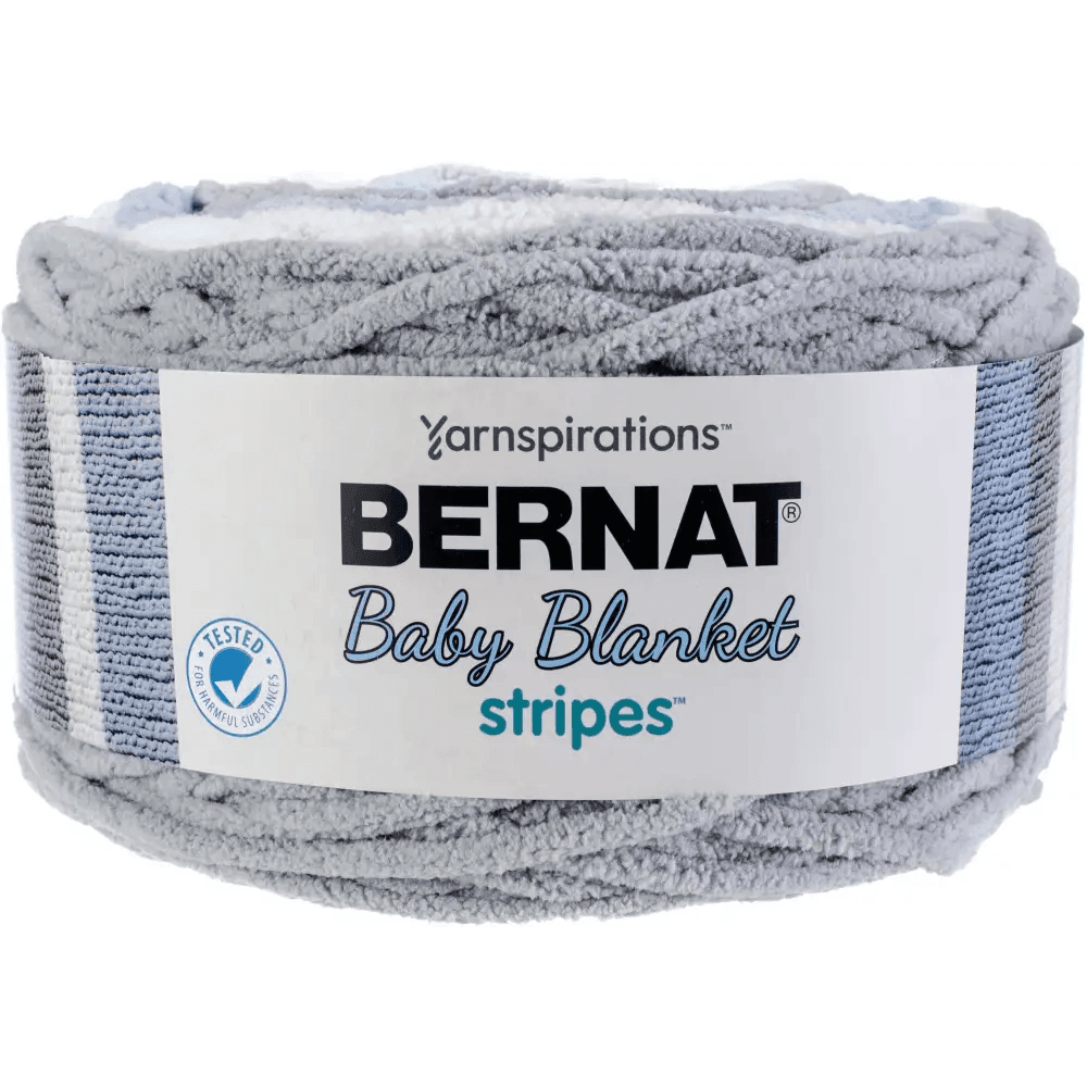Cozy Stripes Craze Bernat Baby Blanket Yarn - Estalios