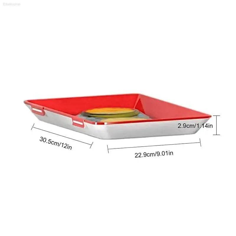 Creative Reusable Food Storage Tray - 2 Trays for Fridge - Estalios