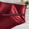 Cross-Border Foreign Trade Pure Color Silk Pillowcase Set - Estalios